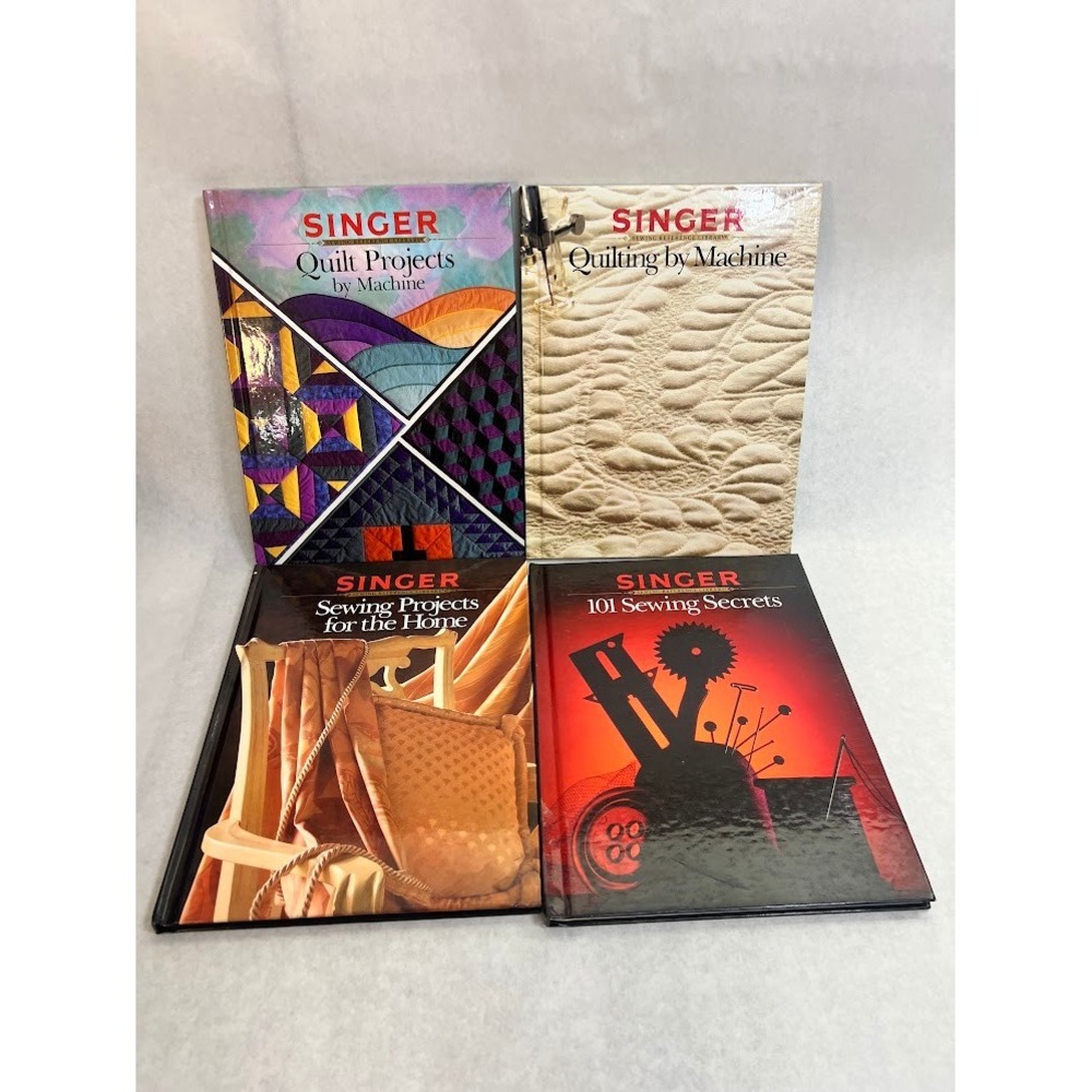 Singer Sewing Reference Library 4 Book Set Quilting Machine 101 Secrets Home